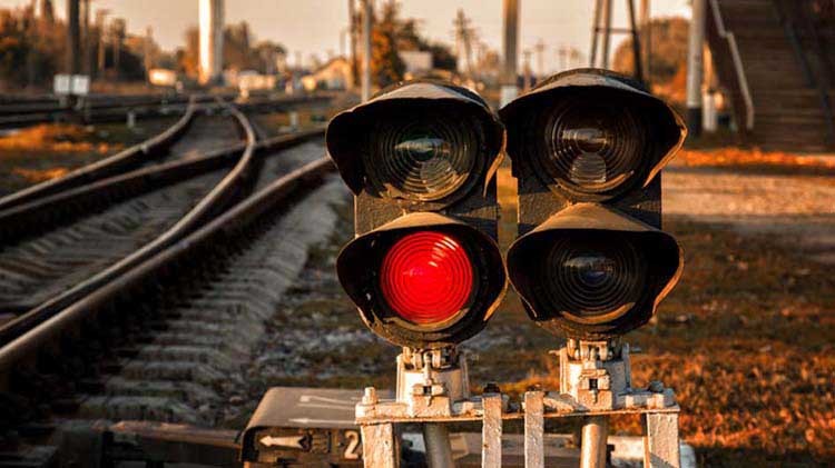 Luces de señalización ferroviaria