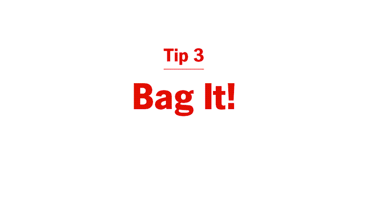 Consejo 3: Ponlo en una bolsa. Empacar tu almuerzo puede empaquetarte unos ahorros.